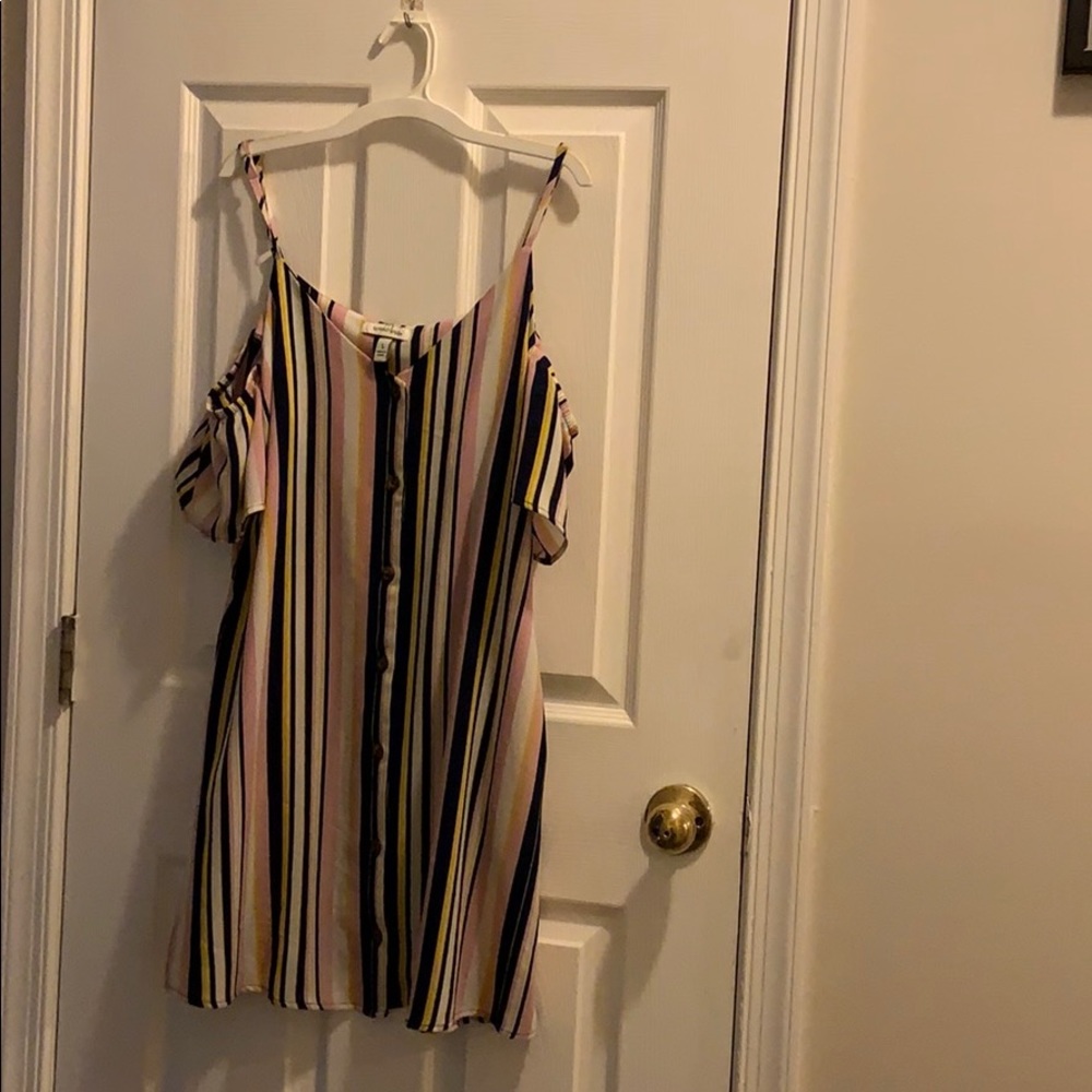 Off The Shoulder Spaghetti Strap Dress